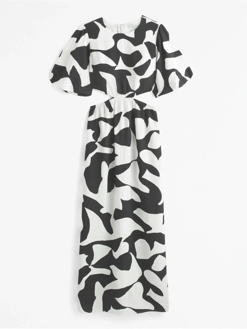 Abercrombie & Fitch Black and White Cutout Maxi Dress